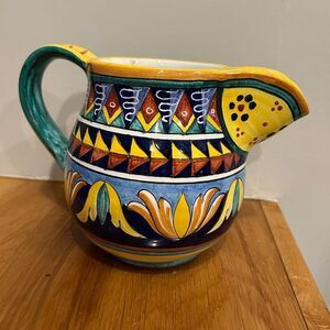 Vintage Deruta hand painted signed Italian Italy Glazed Ceramic Pottery …